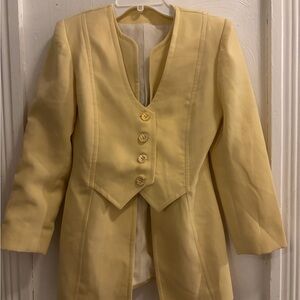 Elegant light yellow  Women's Jacket